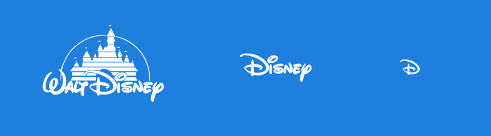 Responisive Disney Logo