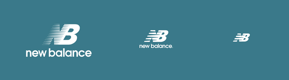 Responsive New Balance brand identity logo